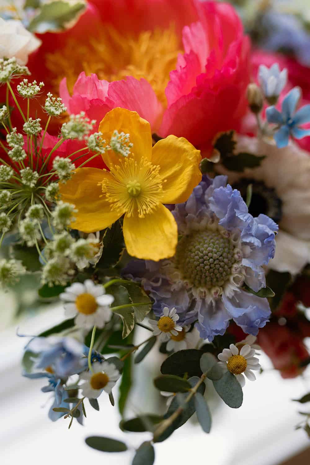 Beautiful mixed floral bouquet with vibrant blooms.